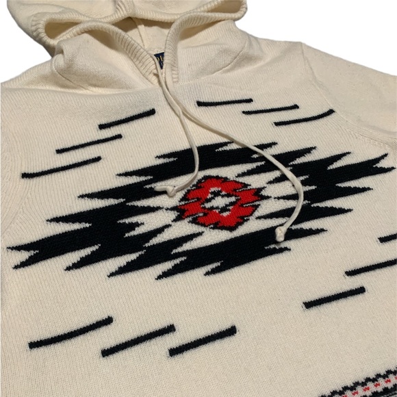 ❤️❤️❤️POLO RALPH LAUREN WOOL/CASHMERE HOODED SWEATER SIZE M❤️❤️❤️ - Picture 3 of 6